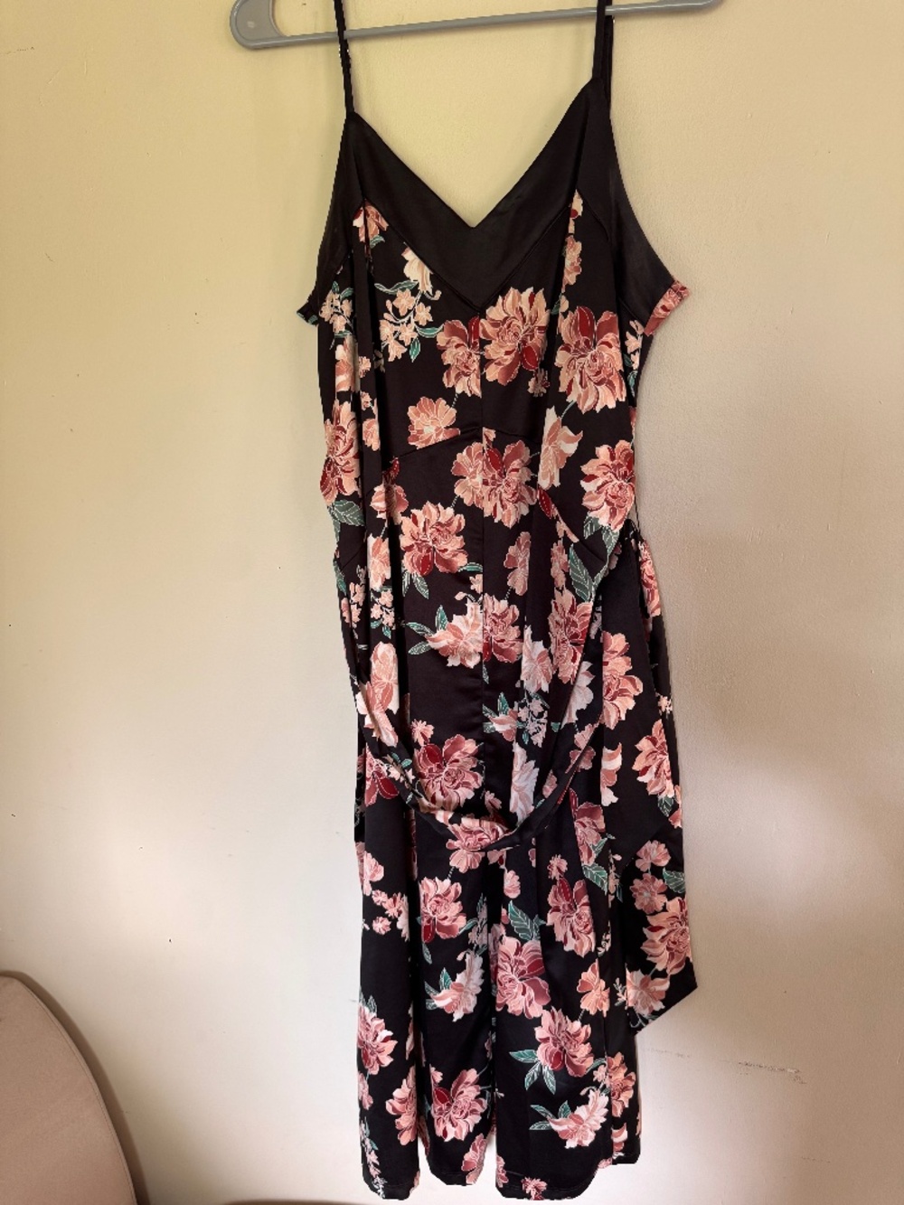 Satin midi dress